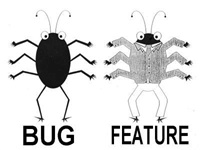 funny bug vs feature